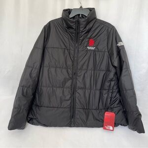 The North Face Black Puffer Jacket With Molecular Systems Logo Womens XXL